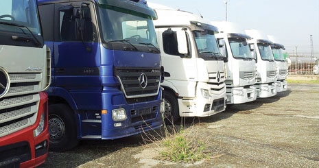 ترخیص کامیون‌های اروپایی دست دوم 