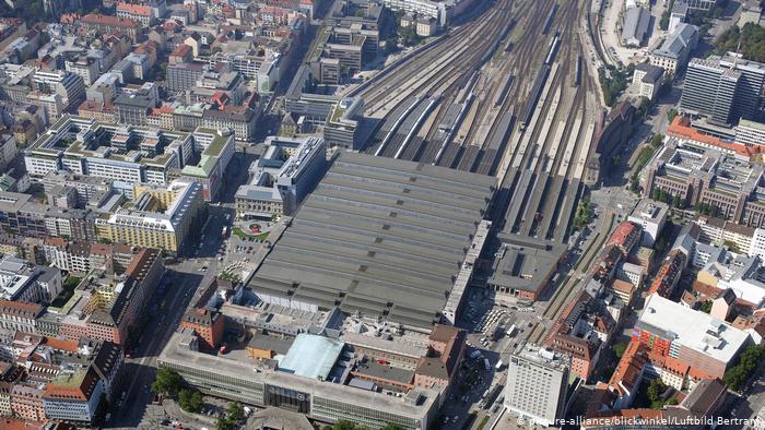 بزرگترین ایستگاه قطار جهان / عکس ایستگاه مونیخ آلمان 