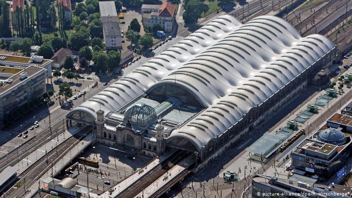 بزرگترین ایستگاه قطار جهان / عکس ایستگاه درسدن آلمان 