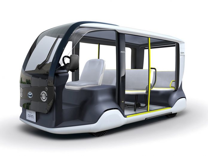 خودرو ویژه تویوتا APM برای بازی های المپیک ۲۰۲۰